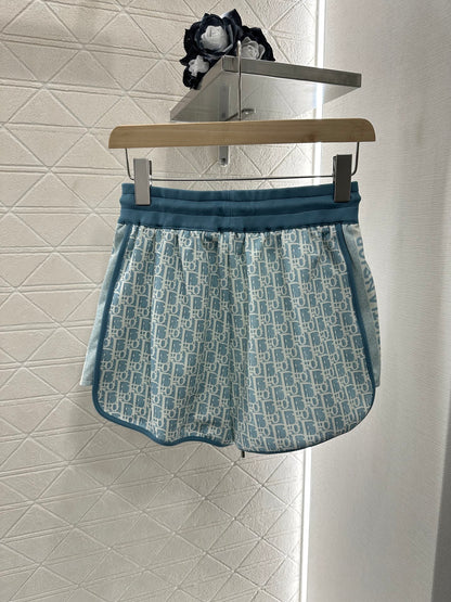 L*♥2025 new product Short shirt skirt pants set