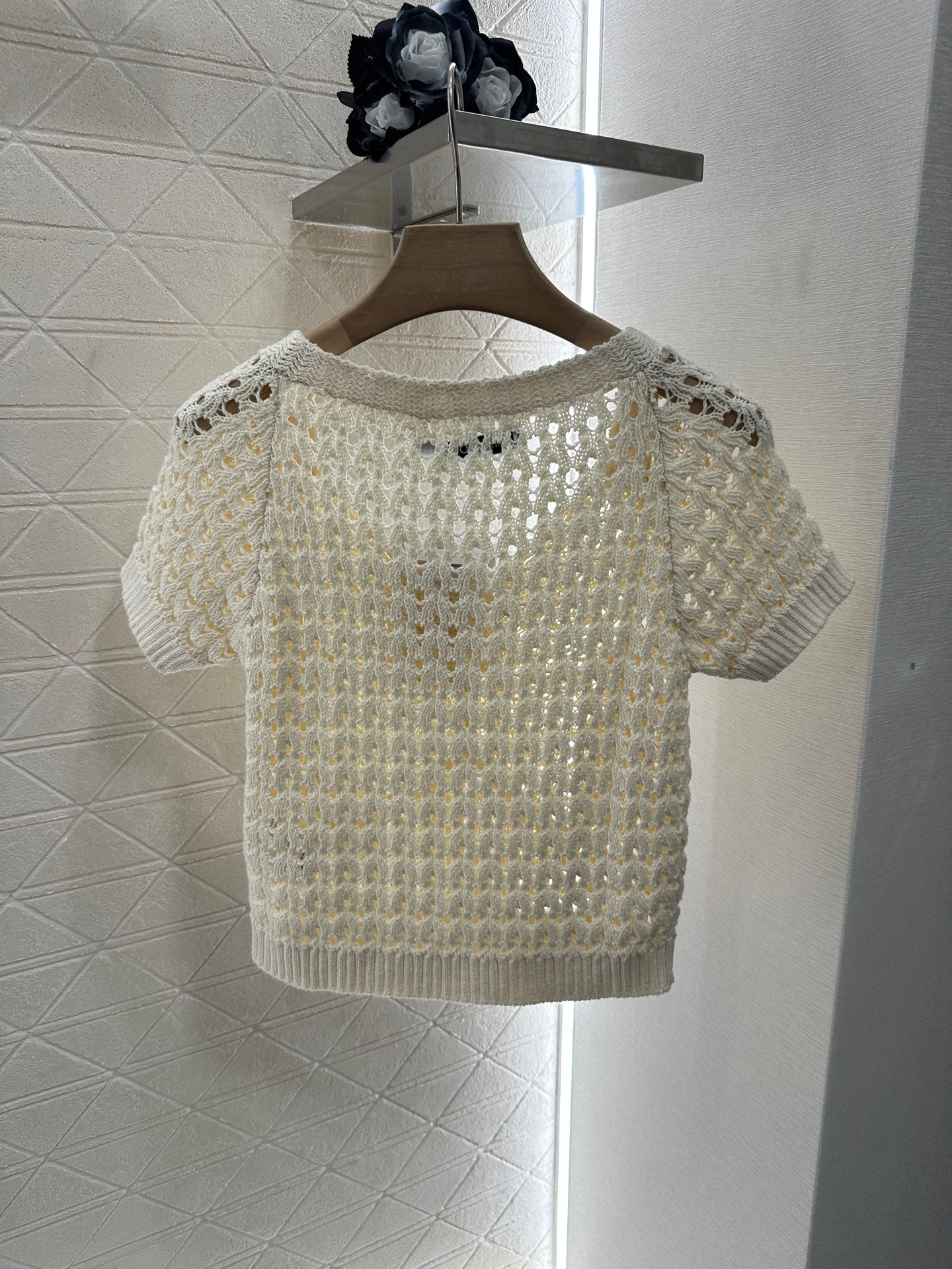 D*♥2025 new product Three-piece hand-hook short-sleeved skirt suit