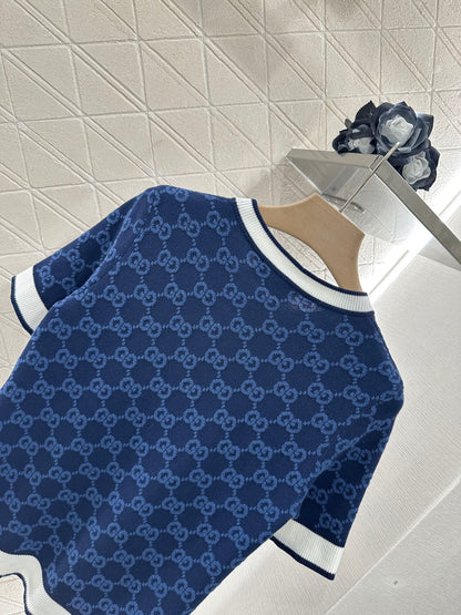 G*♥2025 new products Knitted short sleeves