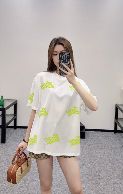 G*♥2025 new product Round neck printed short sleeves