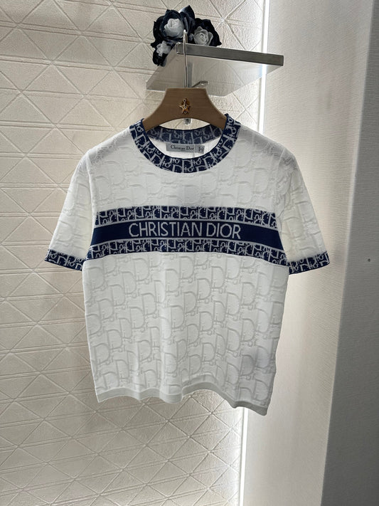D*♥2025 new product Knitted short sleeves
