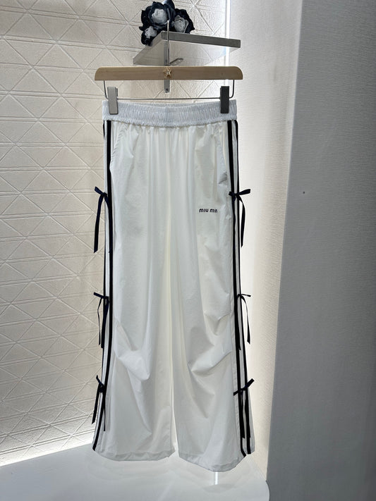 Mi*mi*♥2025 new products High waist bow trousers