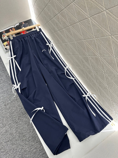 Mi*mi*♥2025 new products High waist bow trousers
