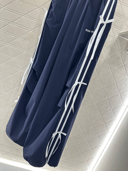 Mi*mi*♥2025 new products High waist bow trousers