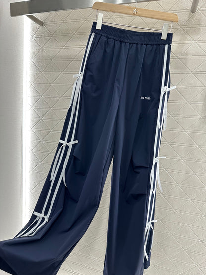 Mi*mi*♥2025 new products High waist bow trousers