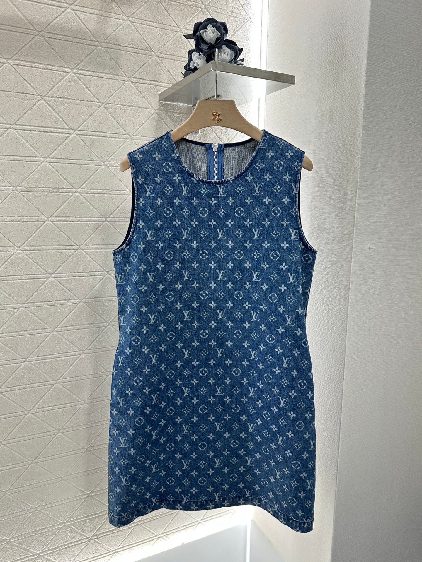 Louis*♥2025 new product Denim vest skirt