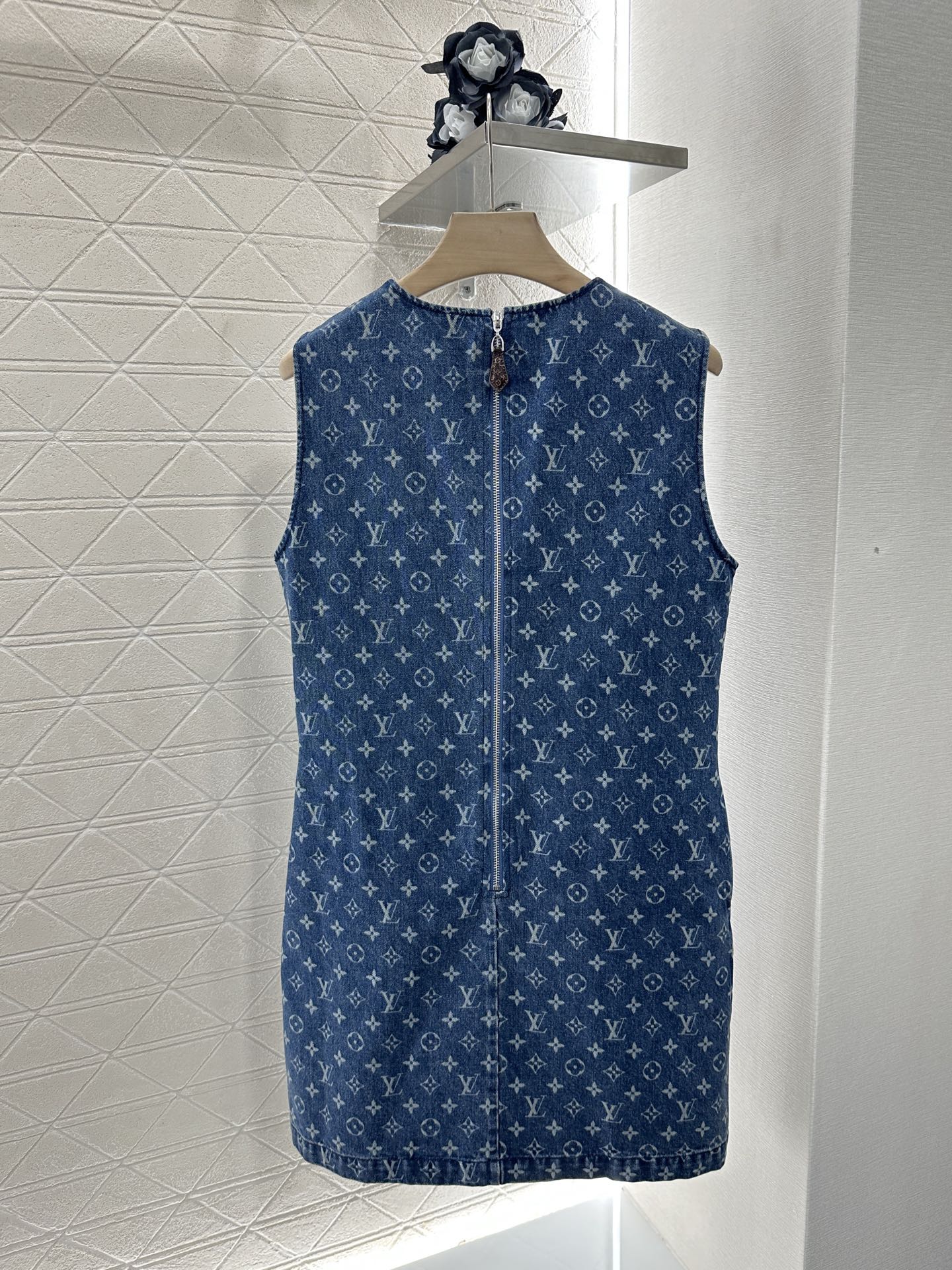 Louis*♥2025 new product Denim vest skirt