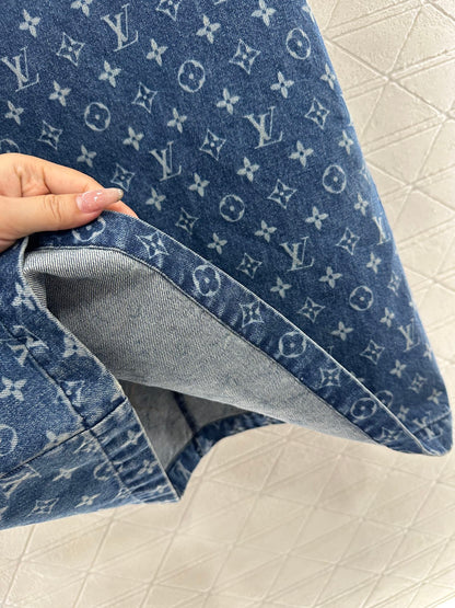 Louis*♥2025 new product Denim vest skirt