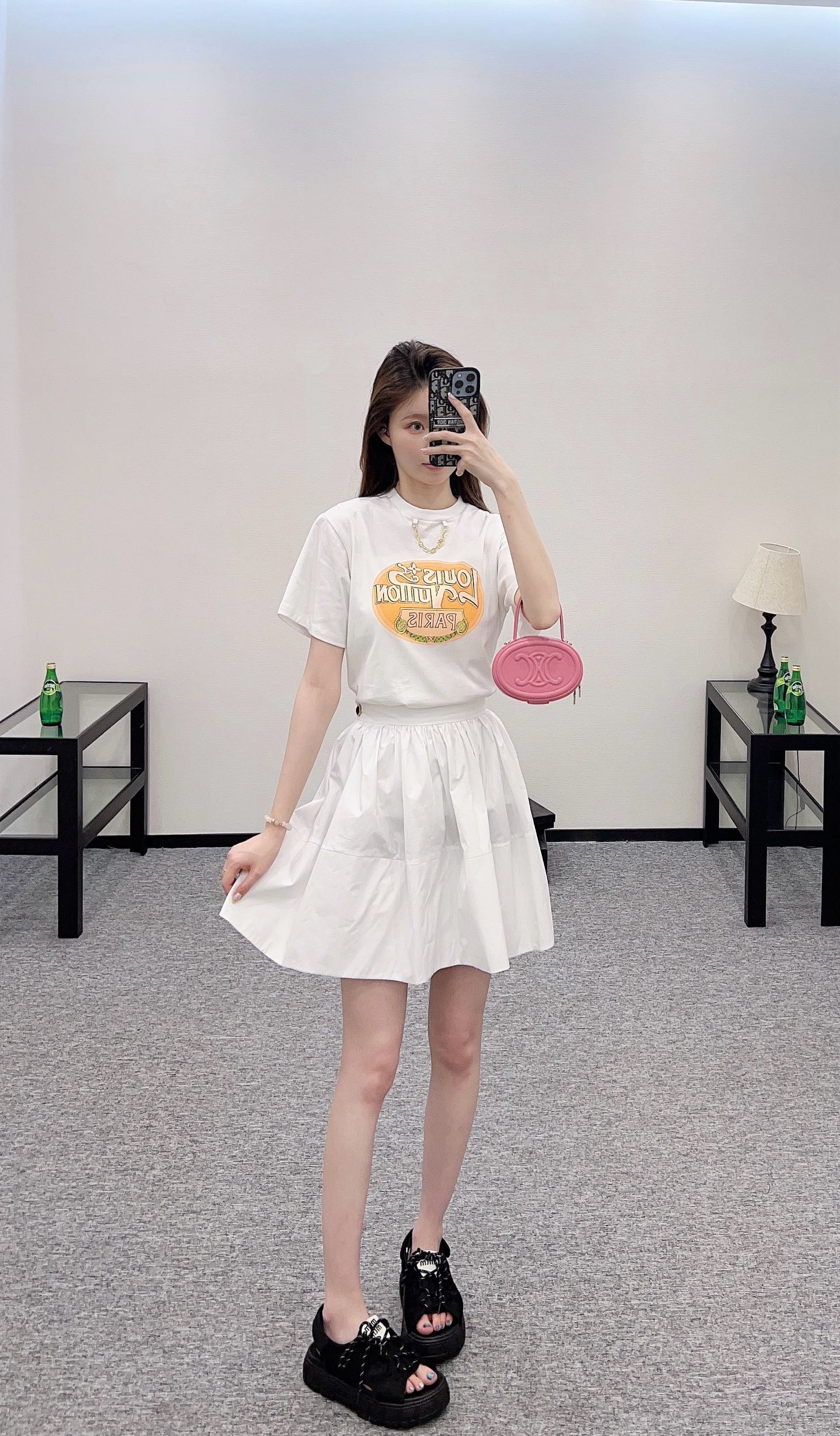 Louis*♥2025 new product Waist-length umbrella skirt