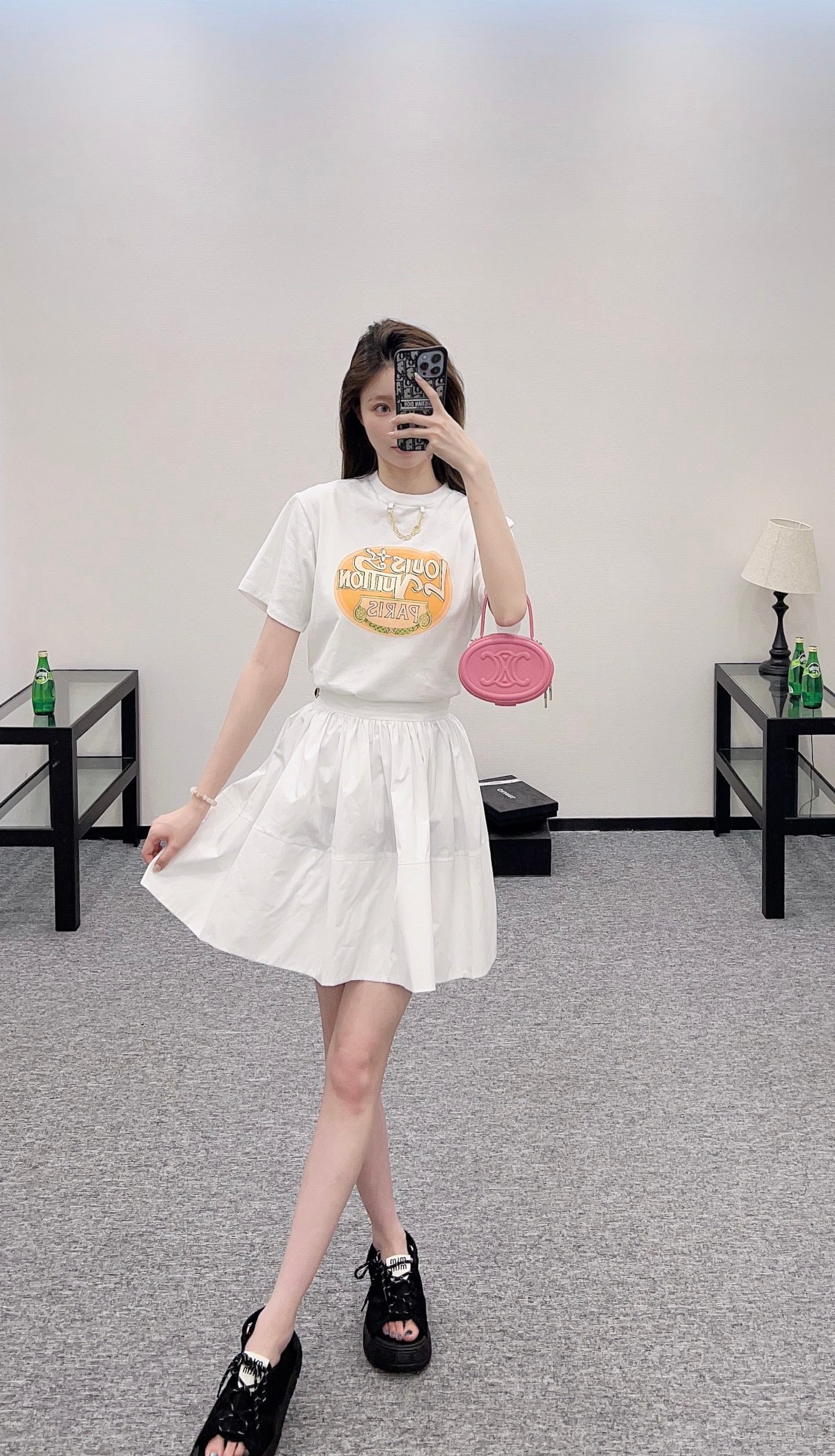 Louis*♥2025 new product Waist-length umbrella skirt
