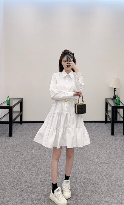 Louis *♥2025 new arrivals Layered belt dress