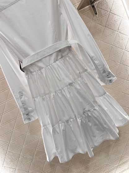 Louis *♥2025 new arrivals Layered belt dress