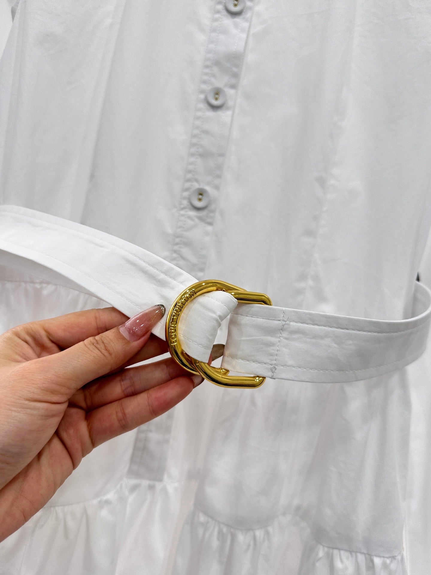 Louis *♥2025 new arrivals Layered belt dress