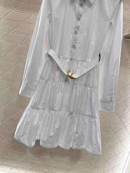 Louis *♥2025 new arrivals Layered belt dress