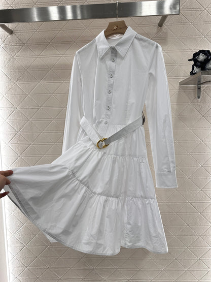 Louis *♥2025 new arrivals Layered belt dress