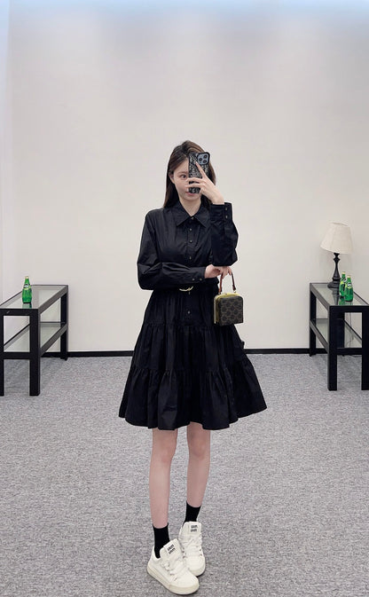 Louis *♥2025 new arrivals Layered belt dress
