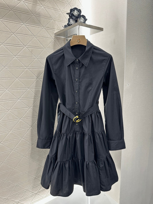 Louis *♥2025 new arrivals Layered belt dress