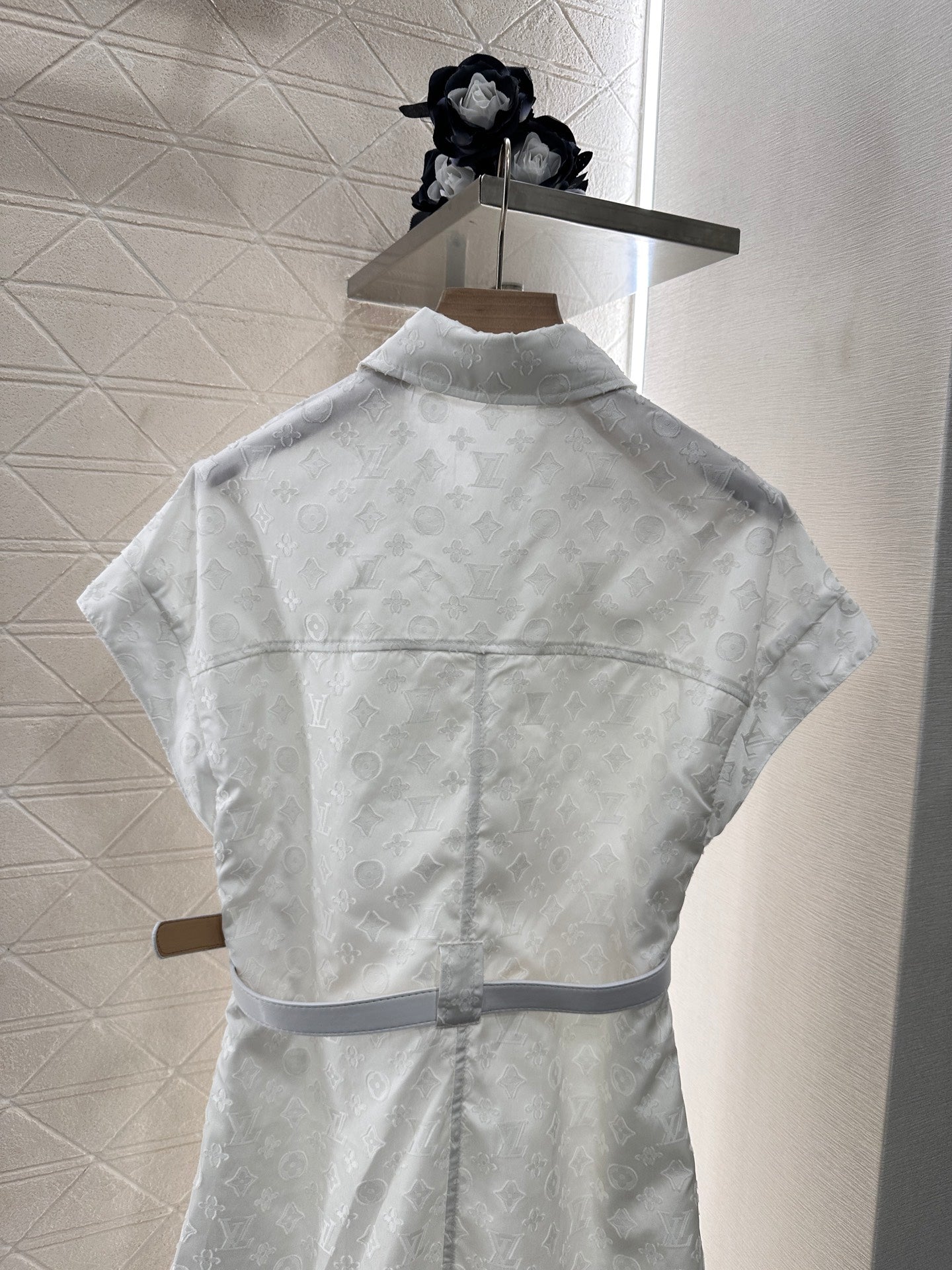 Louis *♥2025 new products Jacquard belt dress