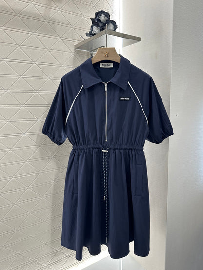 Mi*mi*♥2025 new product Drawstring work dress