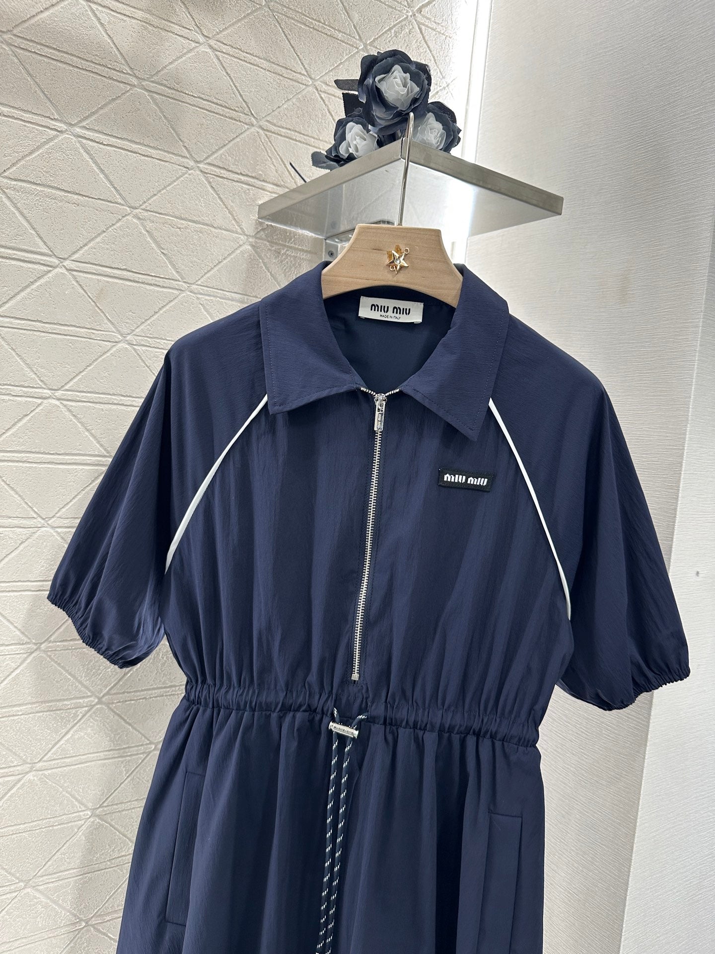 Mi*mi*♥2025 new product Drawstring work dress