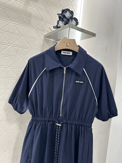 Mi*mi*♥2025 new product Drawstring work dress