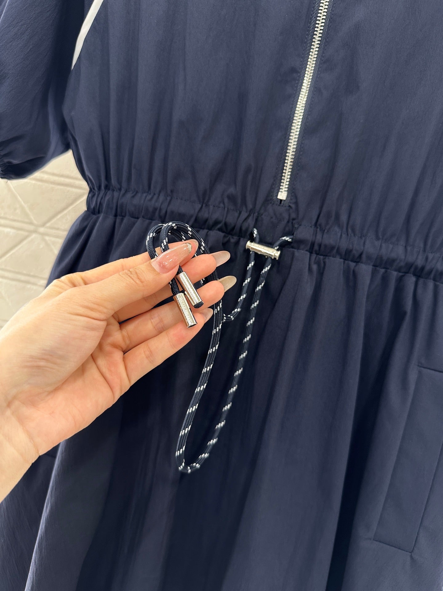 Mi*mi*♥2025 new product Drawstring work dress