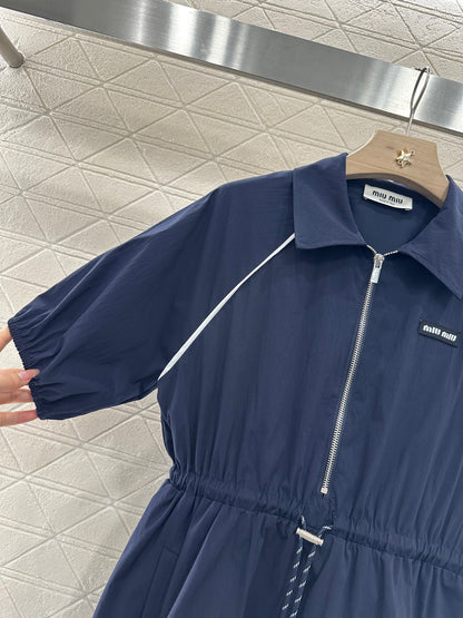 Mi*mi*♥2025 new product Drawstring work dress