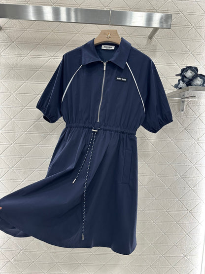 Mi*mi*♥2025 new product Drawstring work dress