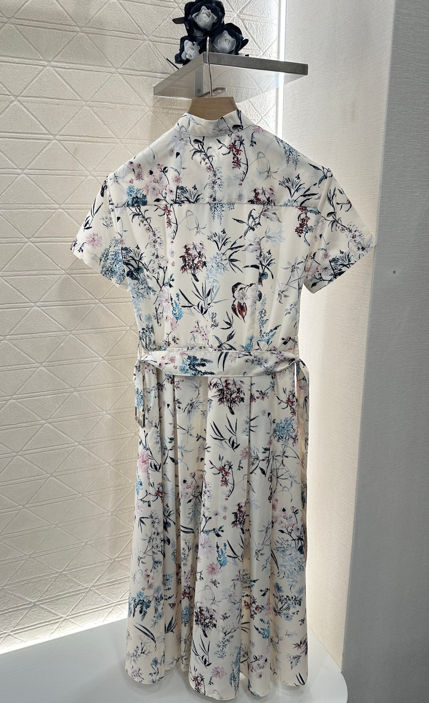 D*♥2025 new product Stand collar printed dress