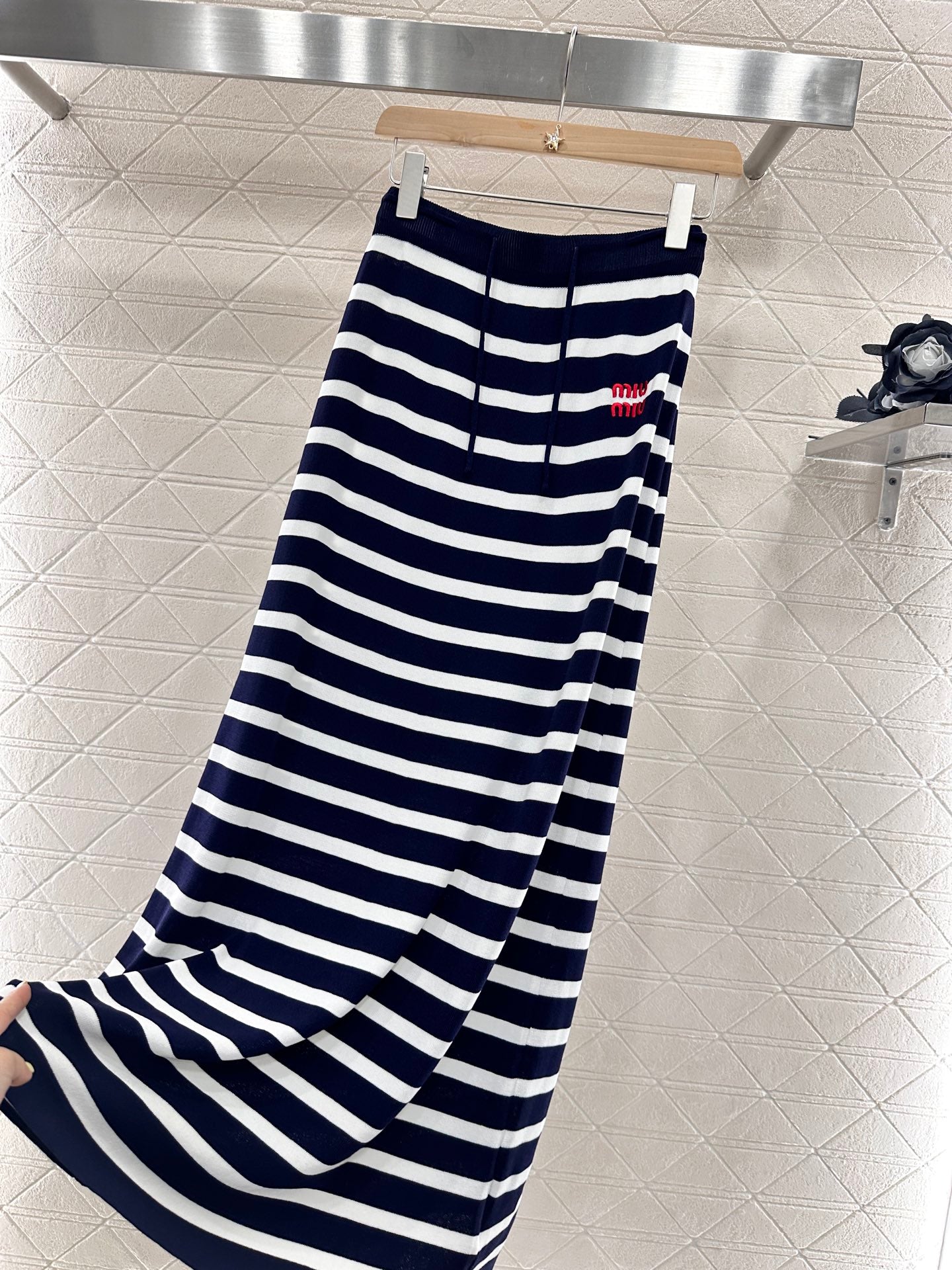 Mi*mi*♥2025 new product Knitted vest long skirt set