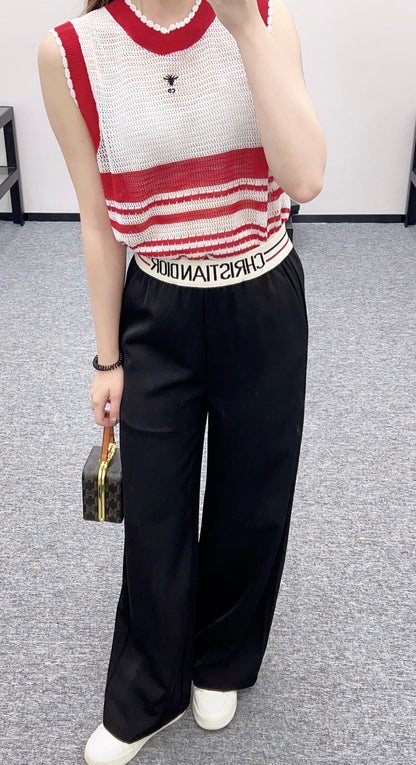 D*♥2025 new product Knitted vest