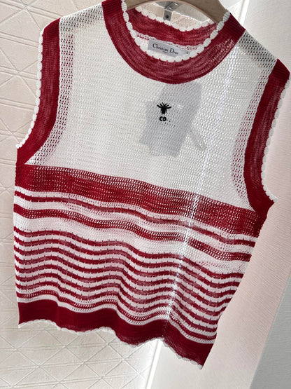 D*♥2025 new product Knitted vest