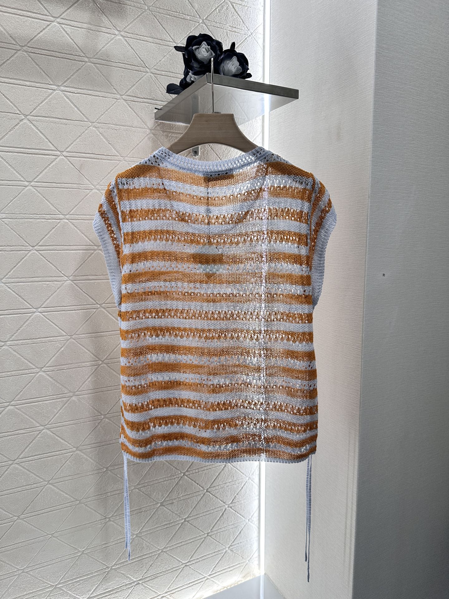 L*♥2025 new product Embroidered knitted short sleeves