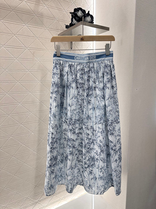 D*♥2025 new product Printed denim dress