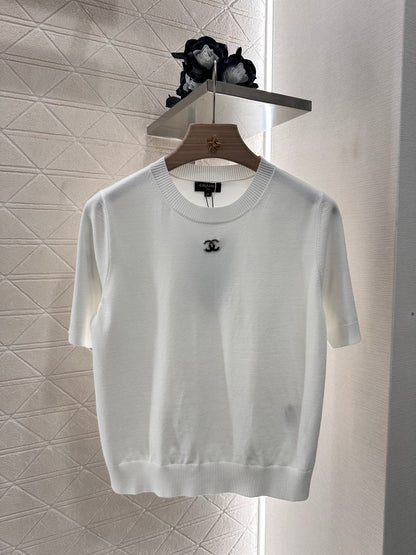 C*♥2025 Double C knitted short sleeves