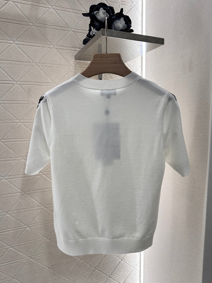C*♥2025 Double C knitted short sleeves