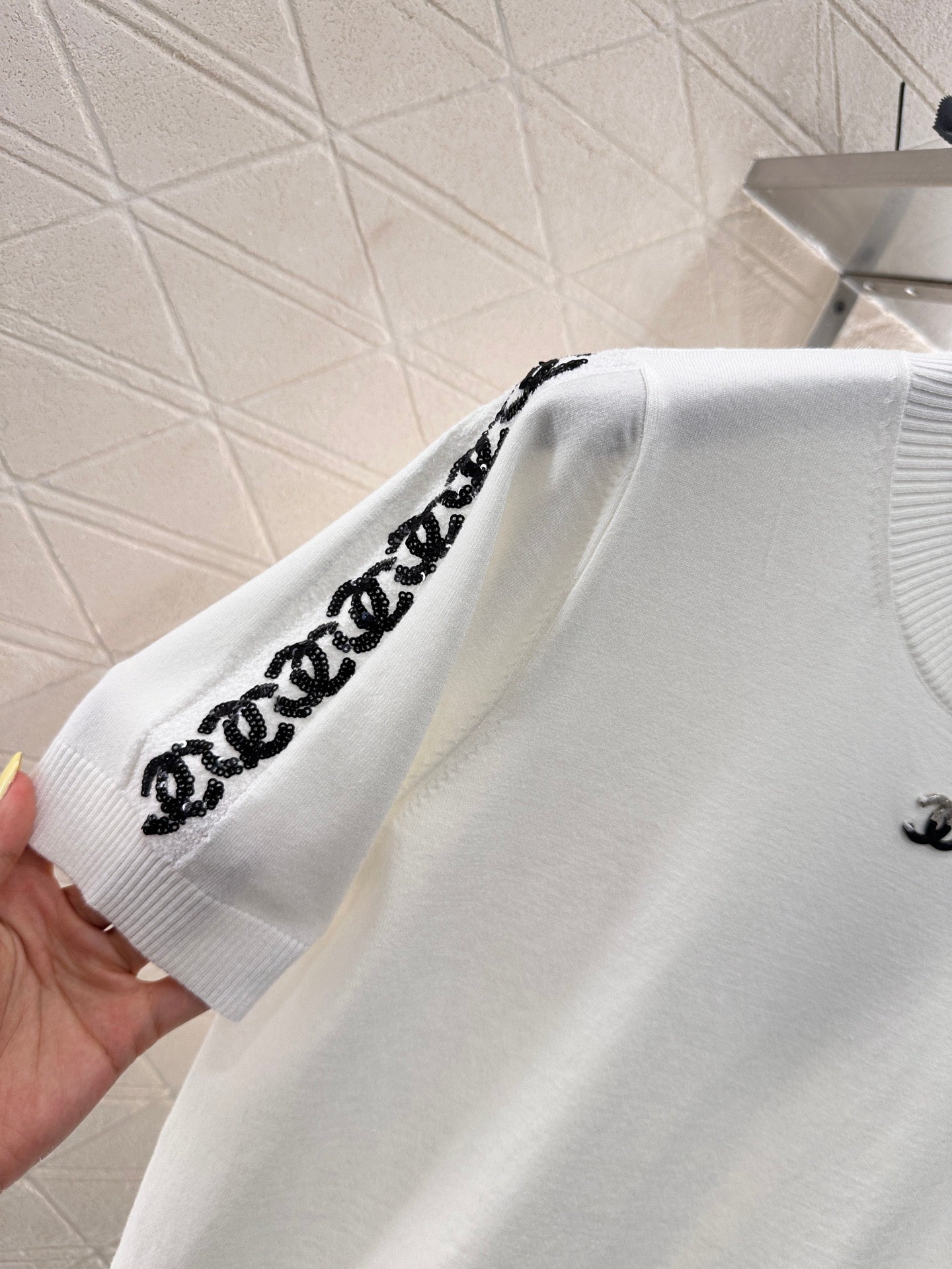 C*♥2025 Double C knitted short sleeves