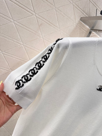 C*♥2025 Double C knitted short sleeves