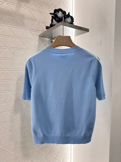 C*♥2025 Double C knitted short sleeves