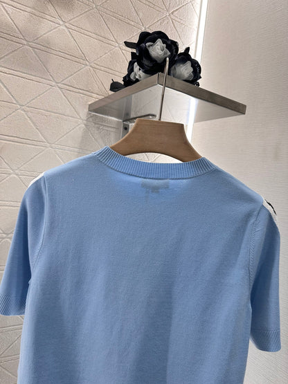 C*♥2025 Double C knitted short sleeves