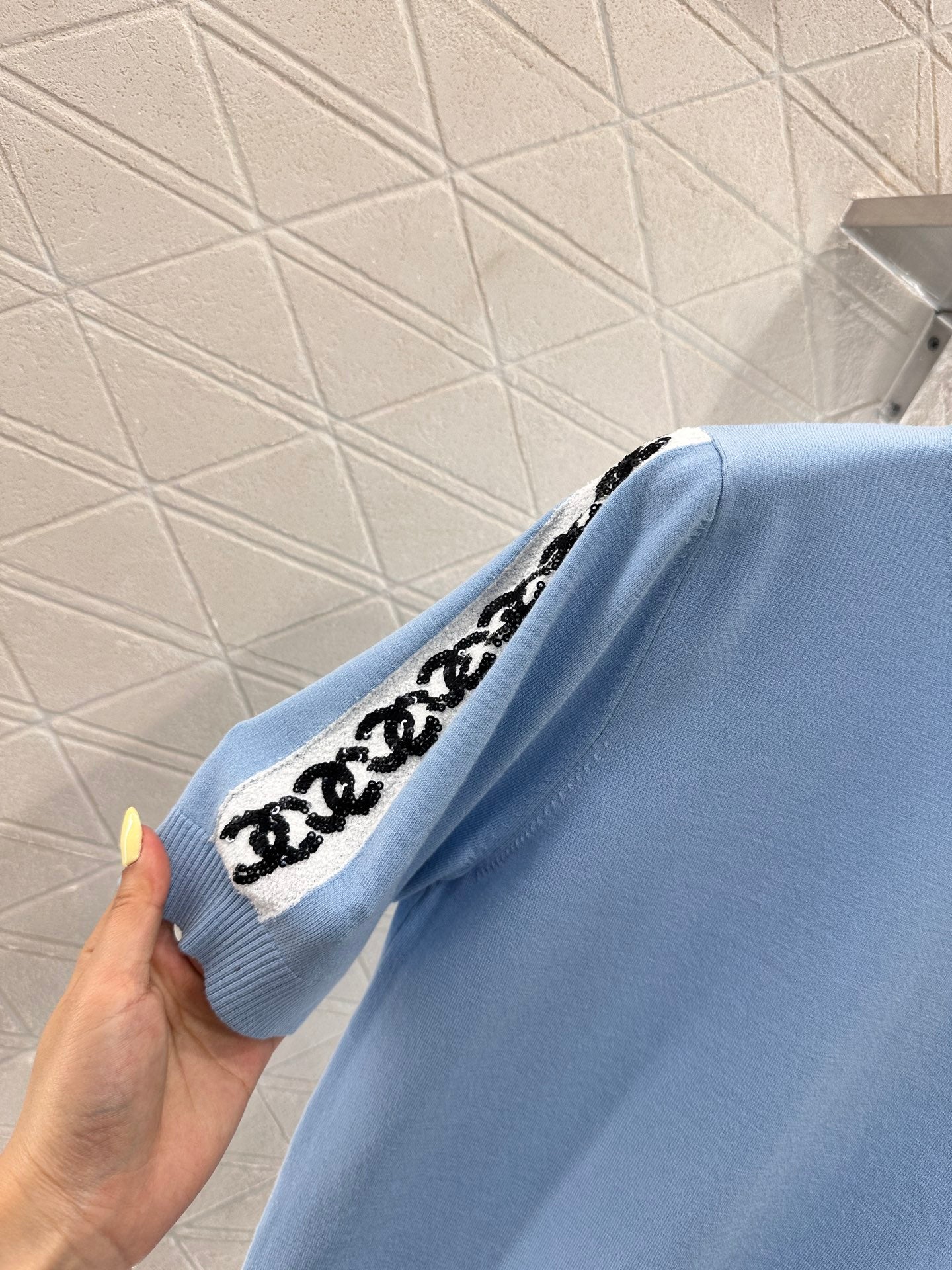 C*♥2025 Double C knitted short sleeves