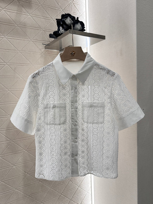 C*♥2025 new product Hollow shirt