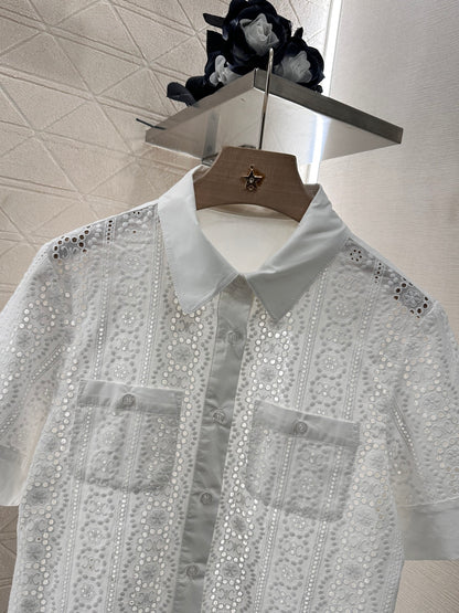 C*♥2025 new product Hollow shirt