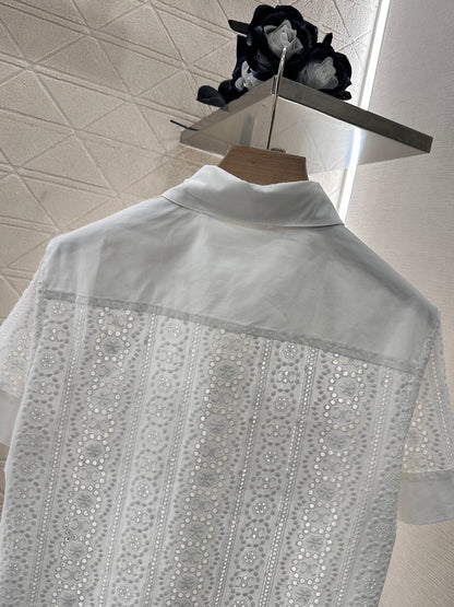 C*♥2025 new product Hollow shirt