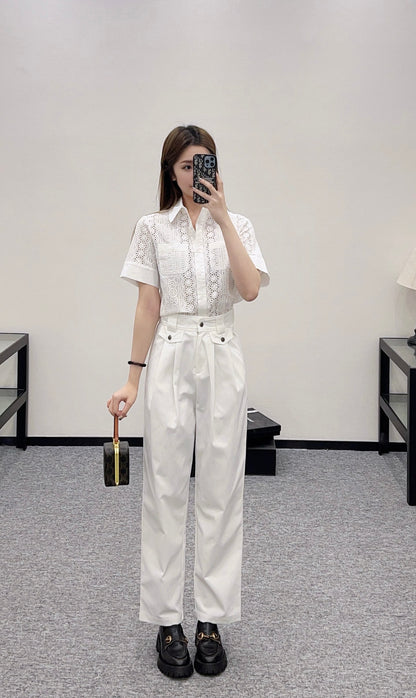 C*♥2025 new product Hollow shirt