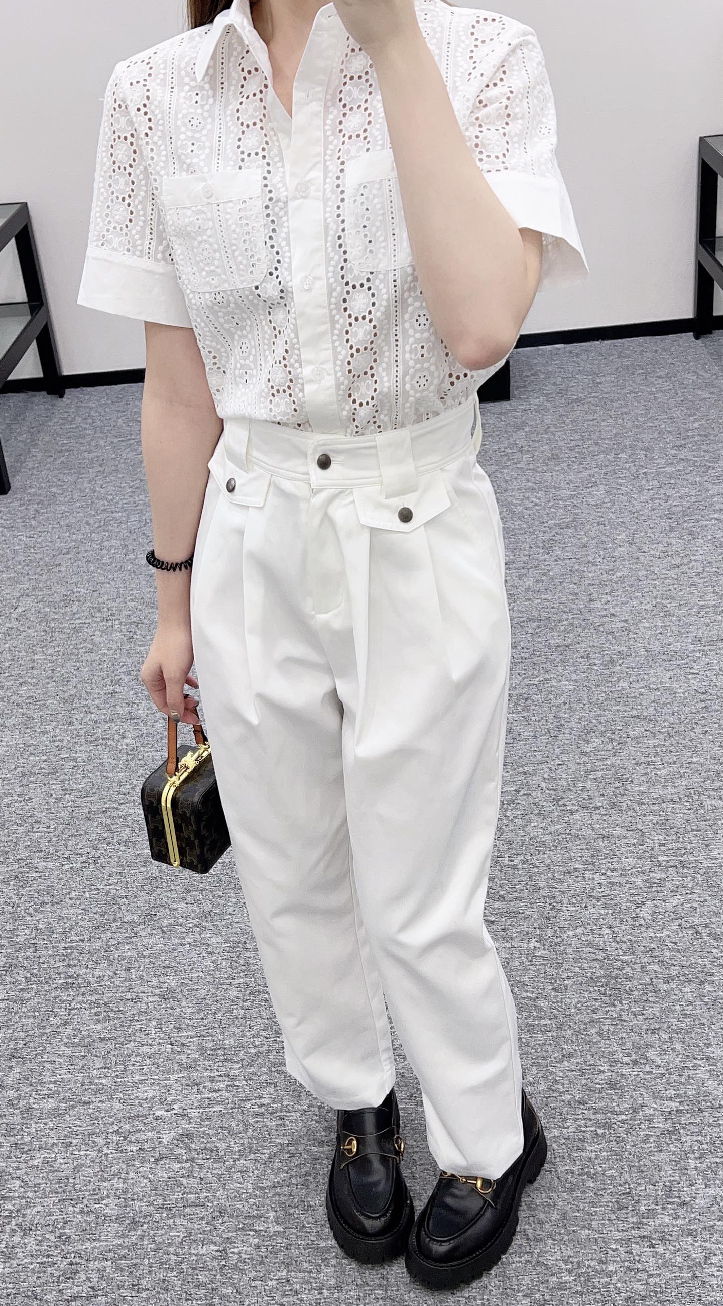 C*♥2025 new product Hollow shirt