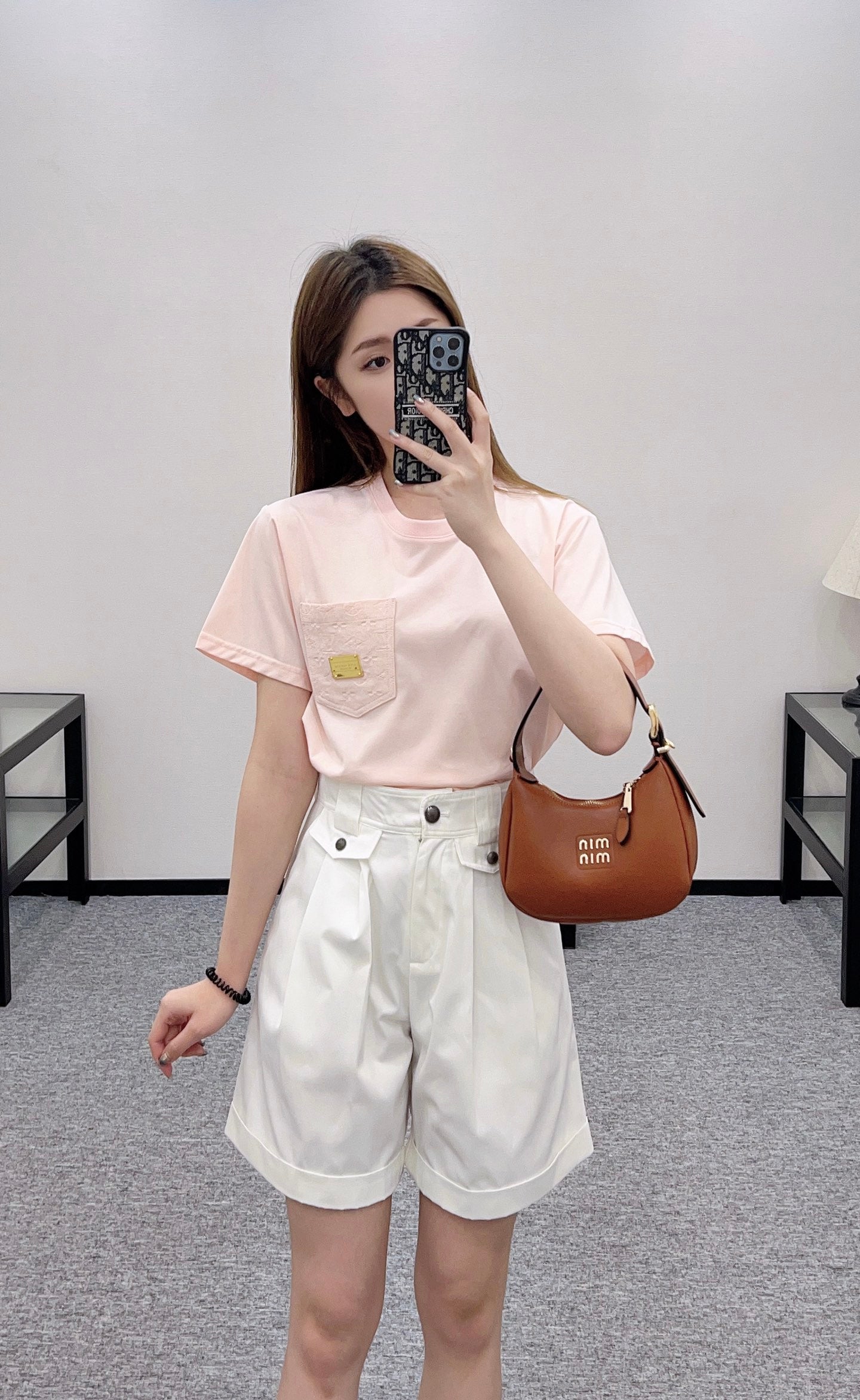 Louis*♥2025 new products Pleated shorts