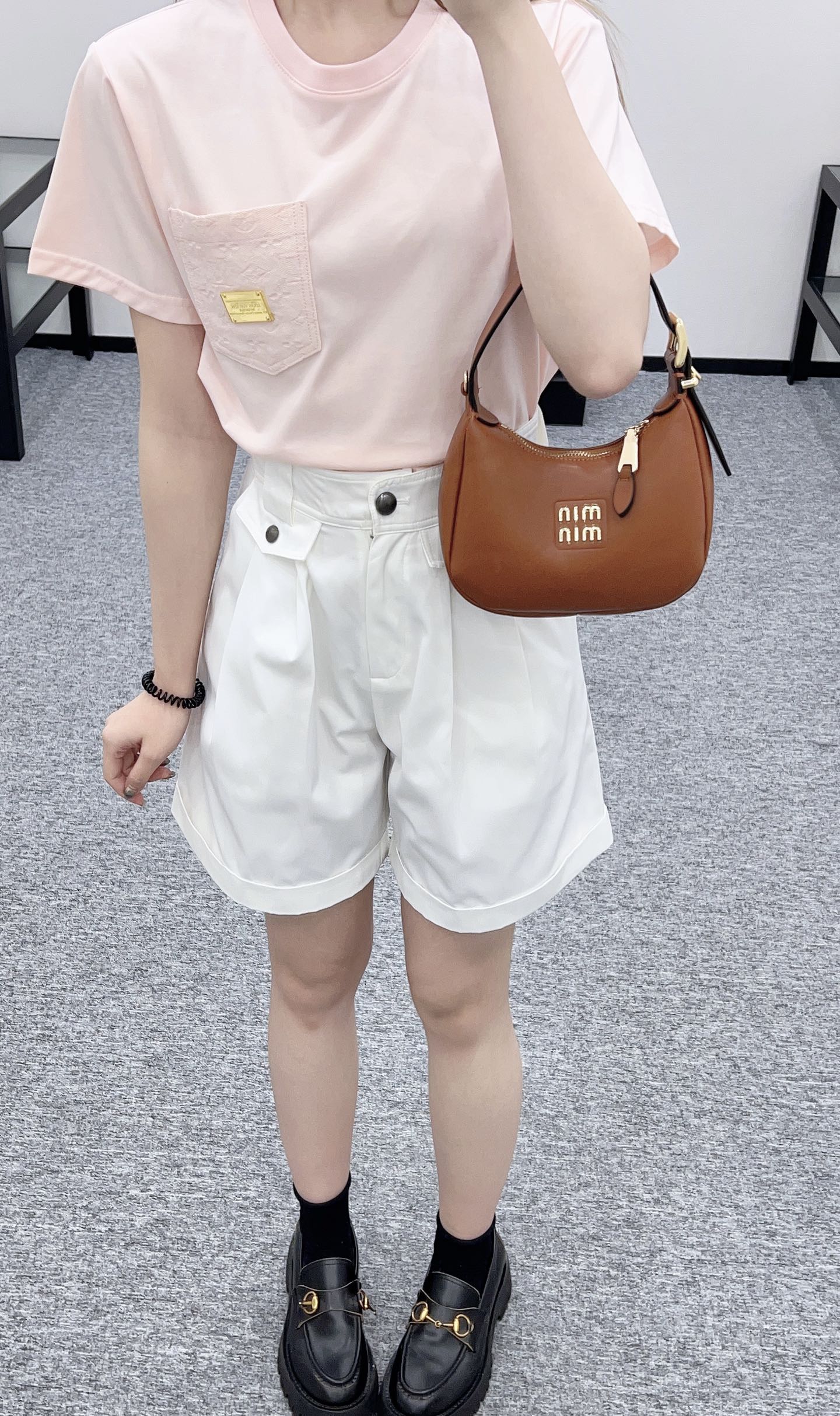 Louis*♥2025 new products Pleated shorts
