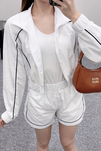 Alo*♥2025 new products Jacket, coat and shorts set