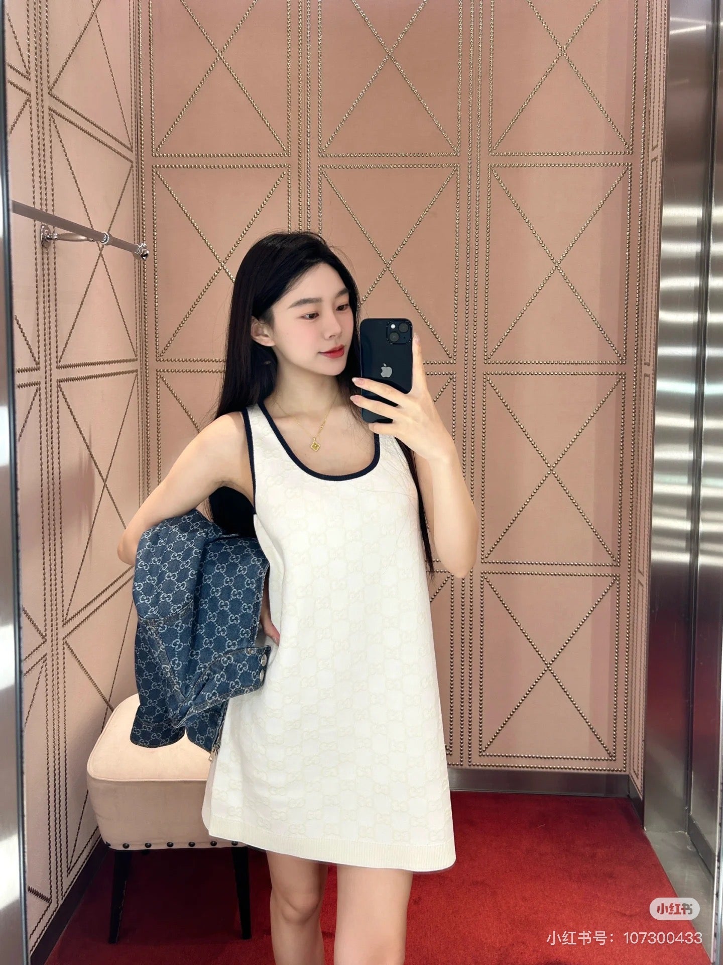 G*♥2025 new product Knitted vest dress